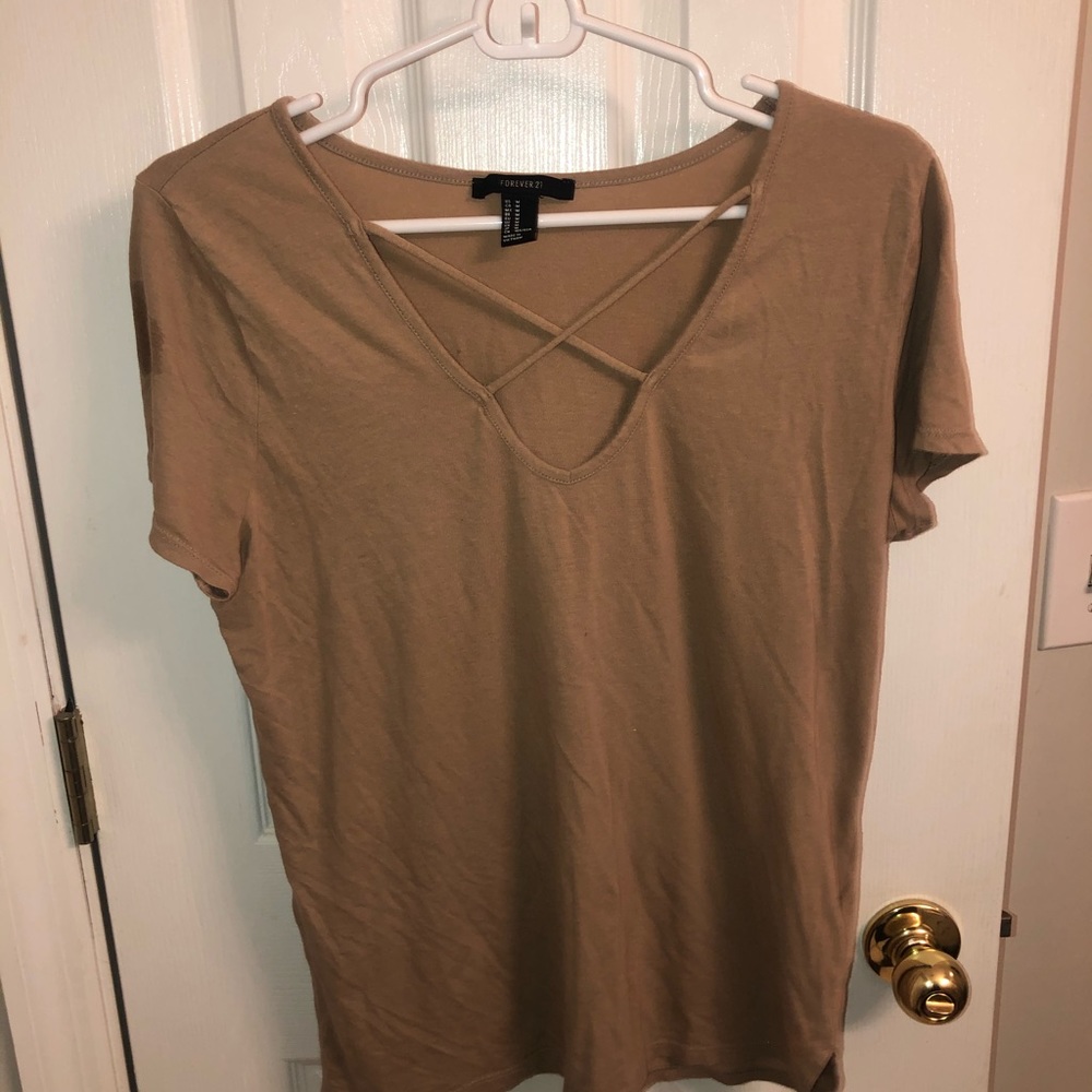 Forever21 Nude blouse